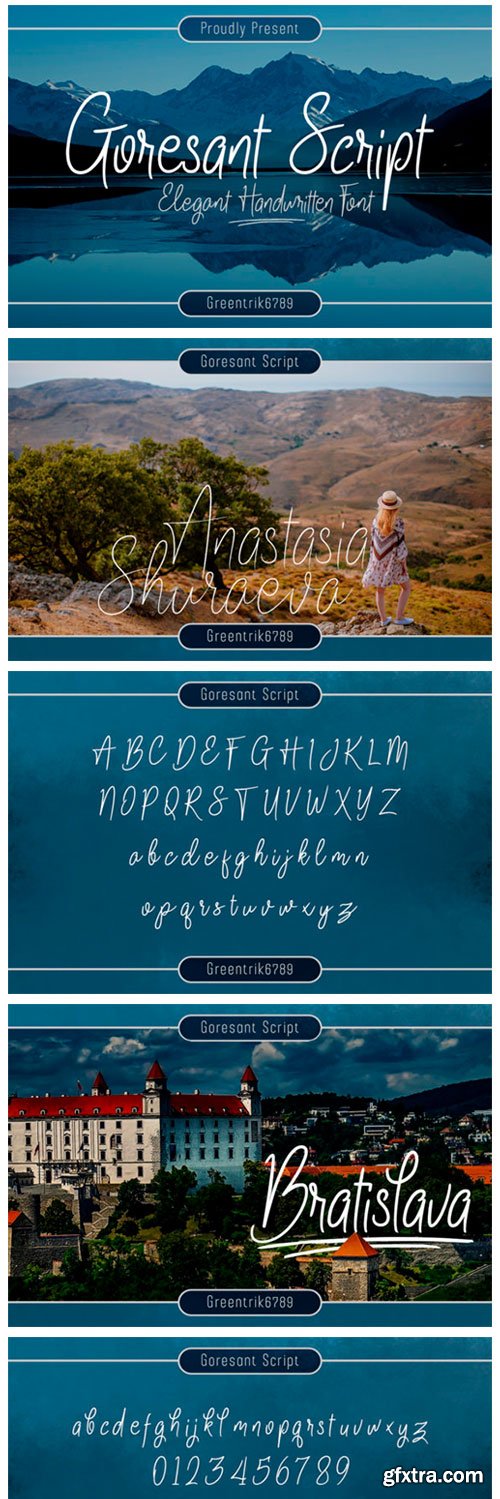 Goresant Script Font