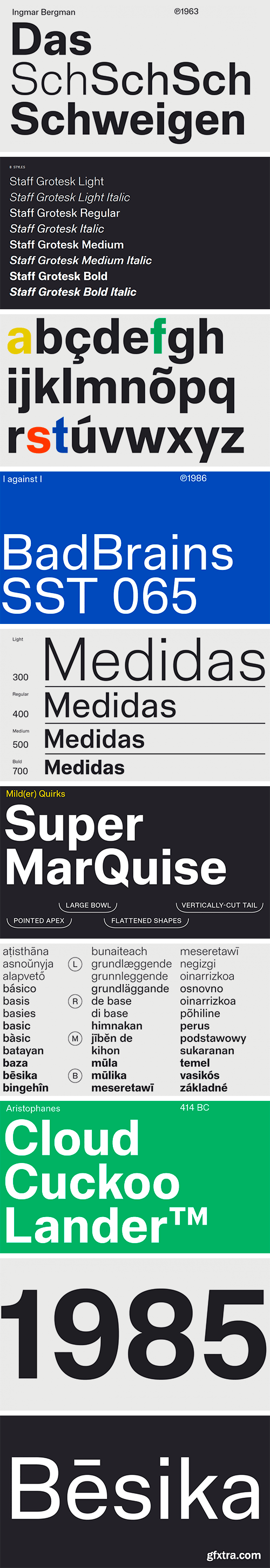 Staff Grotesk Font Family