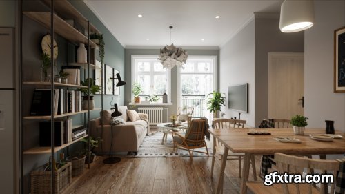 Scandinavian House Photorealistic Realtime Visualization in Unreal Engine Complete tutorial Step by Step