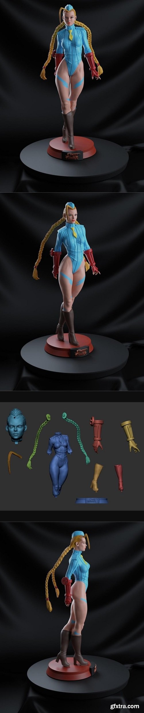 Cammy Street Figther – 3D Print Model
