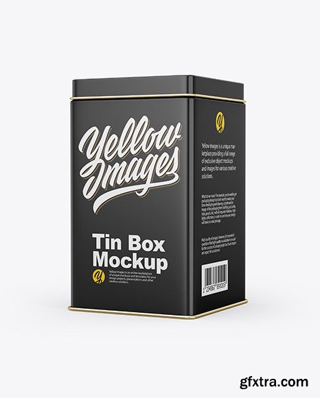 Glossy Tin Box Mockup 83294