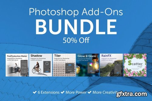 CreativeMarket - Photoshop Add-Ons Bundle 4567219