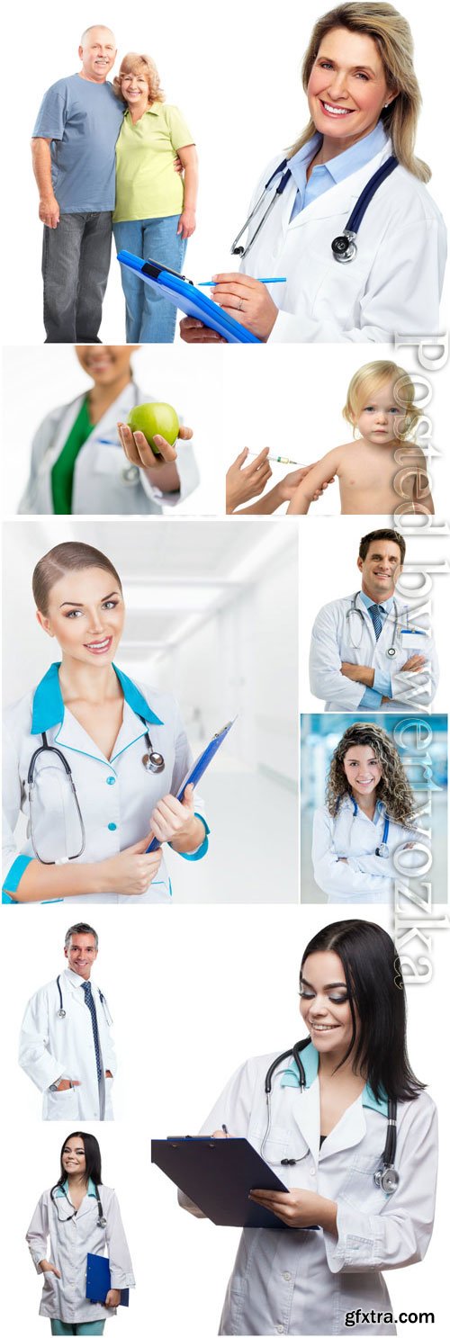 Family doctor stock photo