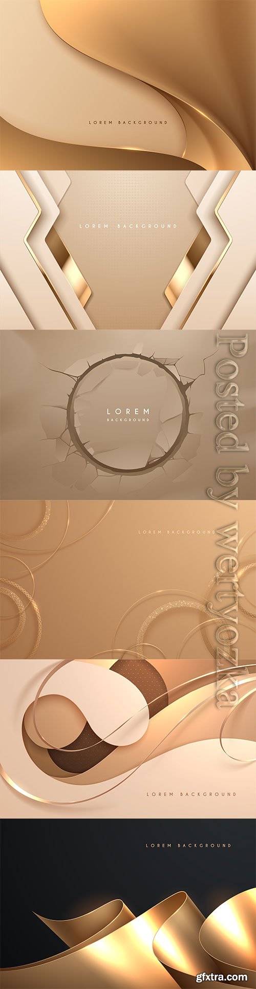 Gold  luxury vector background