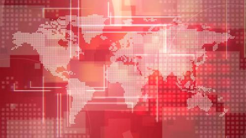 Videohive - News elements with lines and world map - 32275893 - 32275893