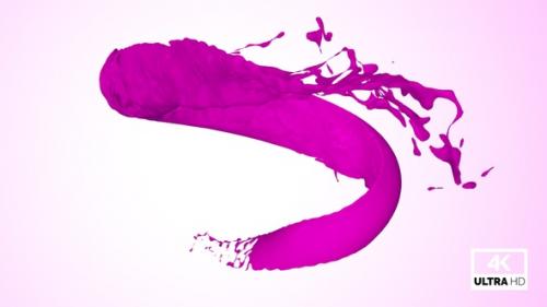 Videohive - Vortex Splash Of Pink Paint V1 - 32277448 - 32277448