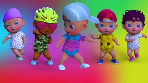 Videohive - 5 Cartoon Baby Dance Pack V02 - 32280317 - 32280317