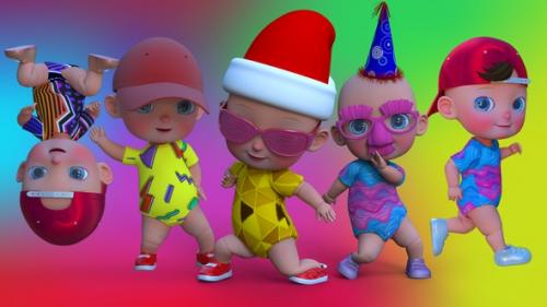 Videohive - 5 Cartoon Baby Dance Pack V07 - 32281125 - 32281125