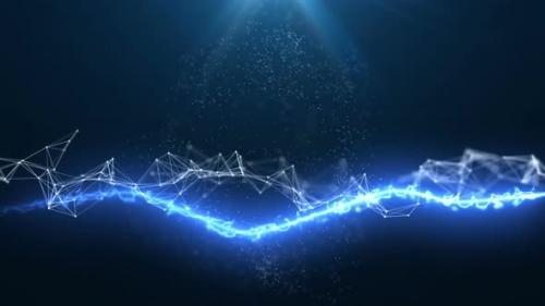 Videohive - Blue abstract technology motion background - 32281359 - 32281359