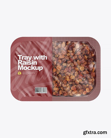 Tray With Raisin Mockup 82585