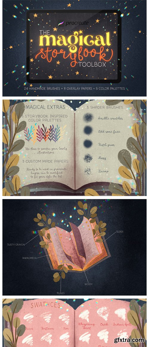 Magical Storybook Toolbox for Procreate 12076506