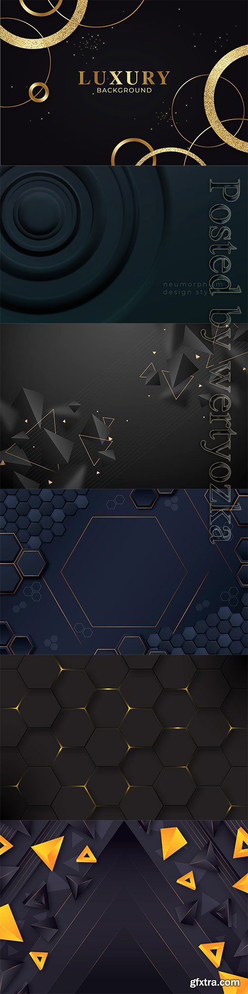 Gradient luxurious golden vector background