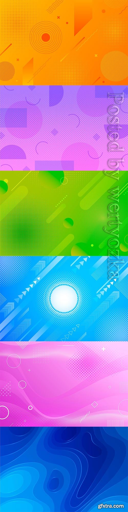 Abstract halftone vector background