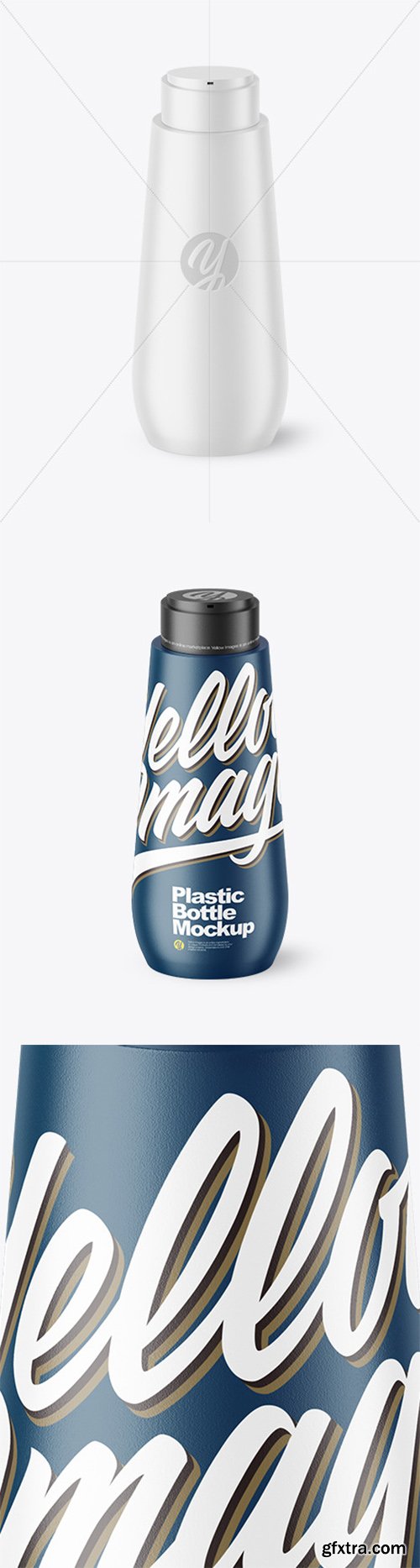 Matte Plastic Bottle Mockup 82126