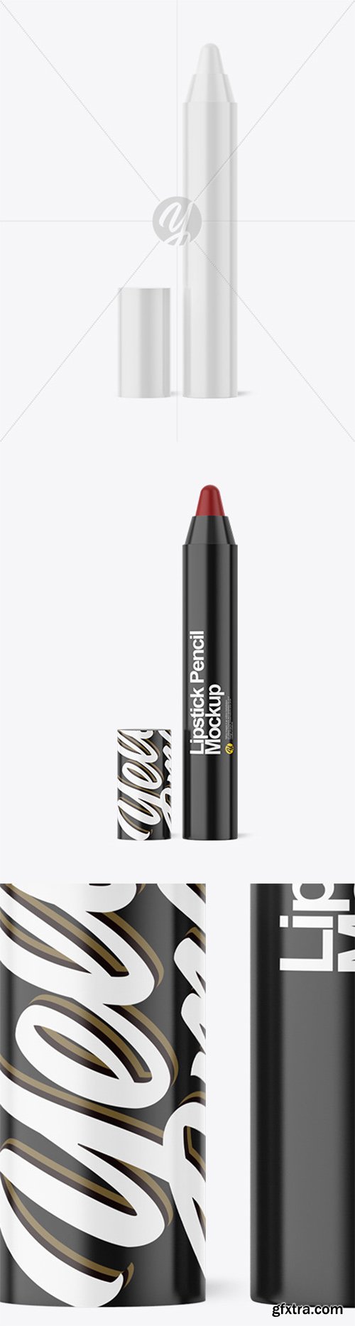 Glossy Lipstick Pencil Mockup 82146