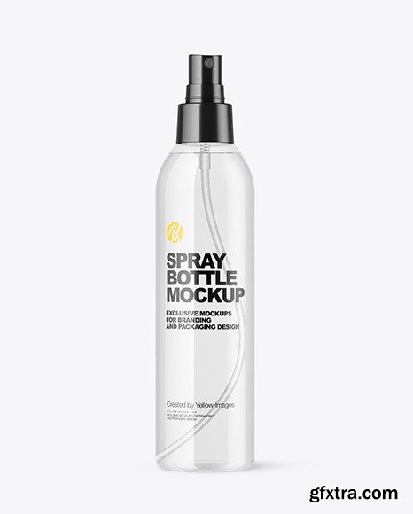 Clear Spray Bottle Mockup 82359