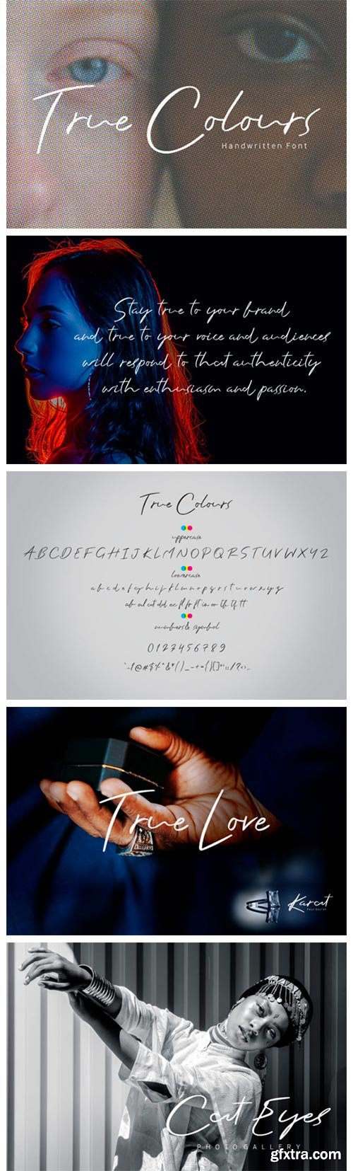 True Colours Font