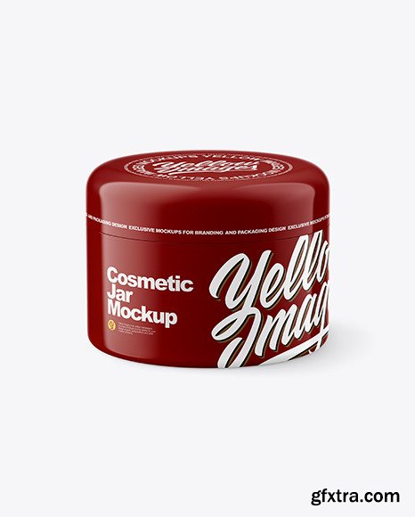 Download Glossy Cosmetic Jar Mockup 82602 » GFxtra