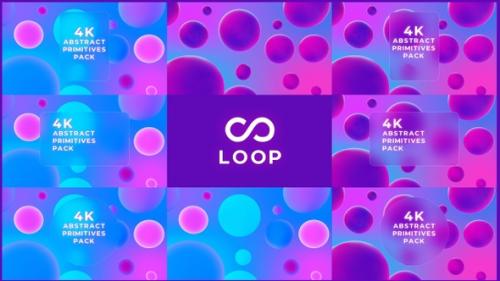 Videohive - Colorful Primitives Background Loops - 32283839 - 32283839