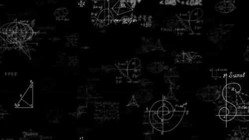 Videohive - Physics Math Formula And Diagrams 4K - 32290432 - 32290432