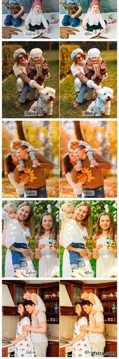 Pro Family Photoshop Actions, ACR, LUTs 7727035