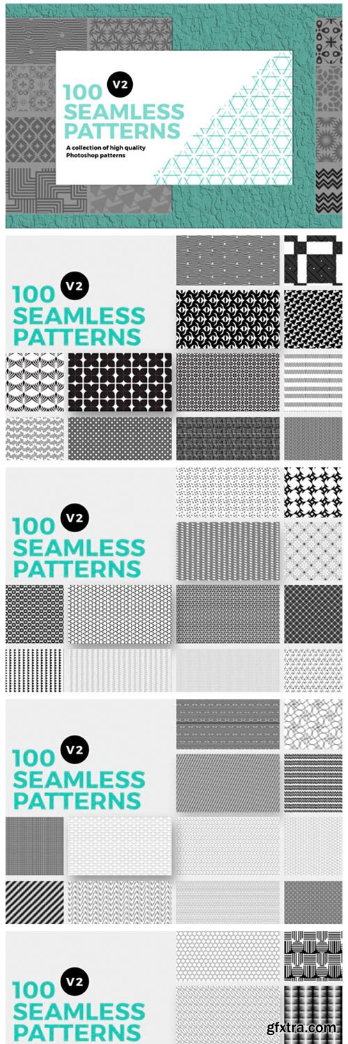 100 Seamless Photoshop Patterns 11712041