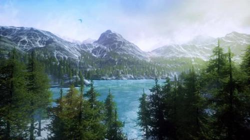 Videohive - Frozen Lake 4k - 32291255 - 32291255