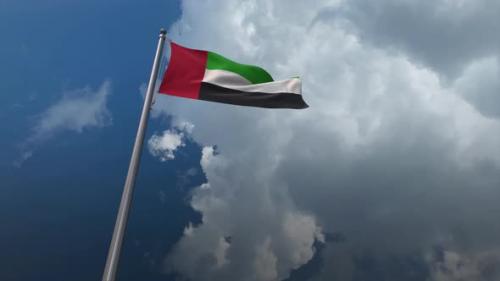 Videohive - United Arab Emirates Flag Waving 4K - 32291769 - 32291769