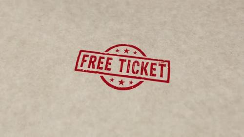 Videohive - Free ticket stamp and stamping - 32291834 - 32291834