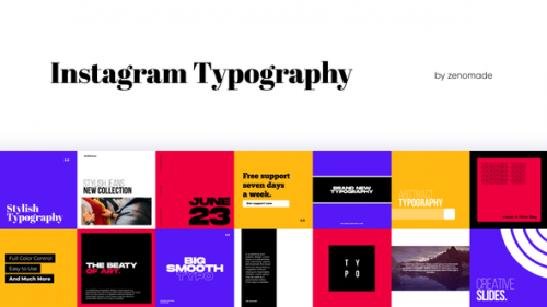 Videohive - Instagram Typography for Premiere Pro - 32160878 - 32160878