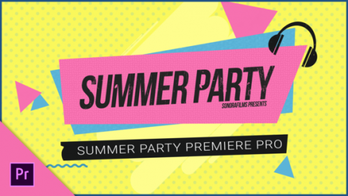 Videohive - Summer Party Mogrt Pack - 32274699 - 32274699