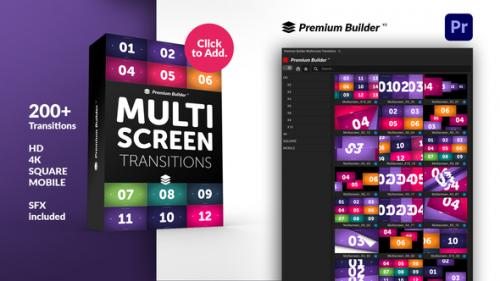 Videohive - Multiscreen Transitions for Premiere Pro - 32305213 - 32305213