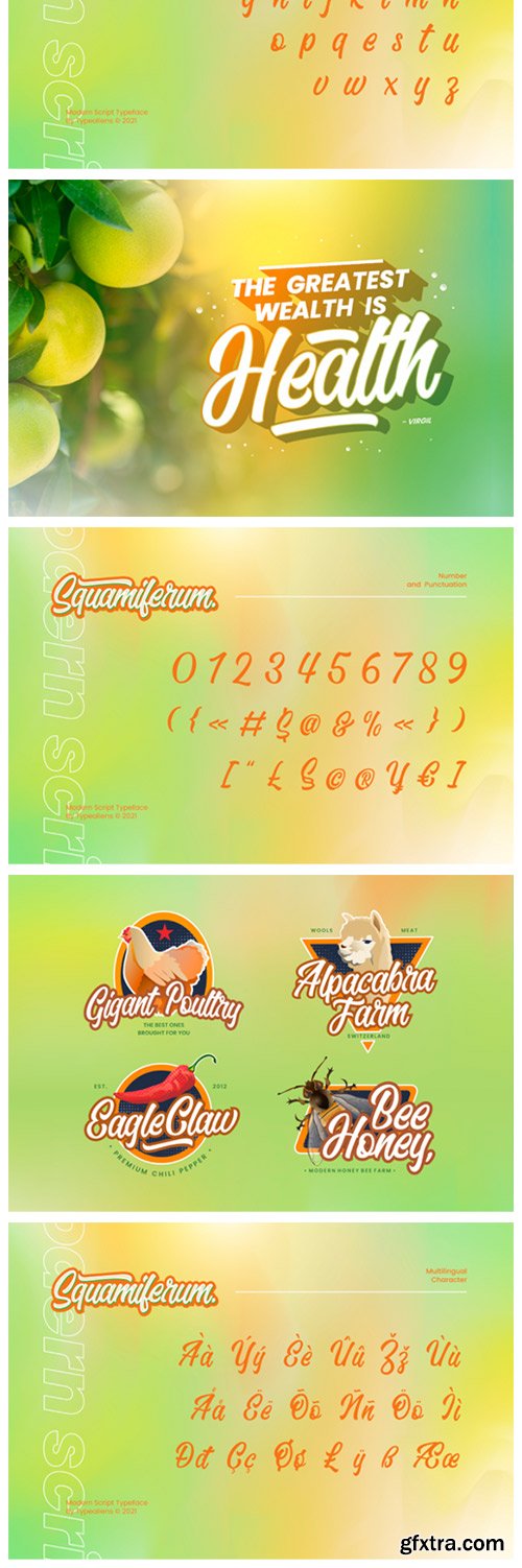 Squamiferum Font