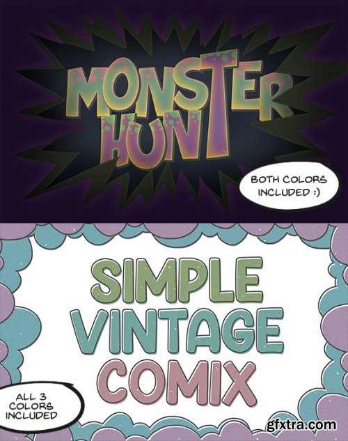 GraphicRiver - Cartoon and Comic Book Styles Bundle 4 25683872