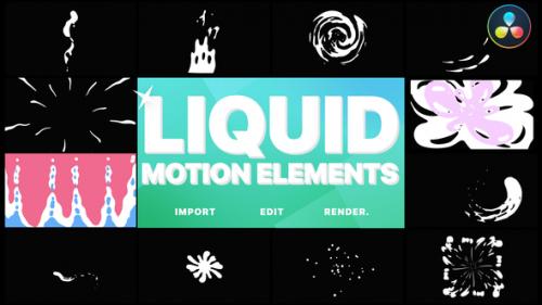 Videohive - Liquid Motion Elements | DaVinci Resolve - 32269173 - 32269173