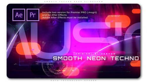 Videohive - Smooth Techno Neon Slideshow - 32299148 - 32299148