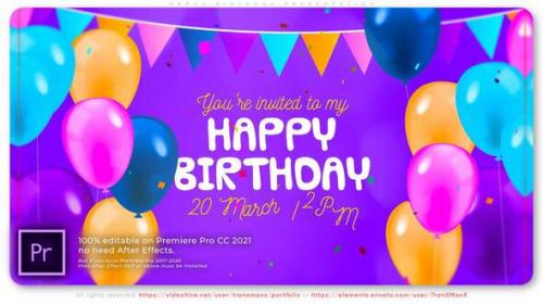 Videohive - Happy Birthday Presentation - 32299191 - 32299191