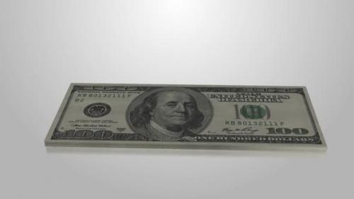 Videohive - Increasing 100 Dollar Bill Stack, Income, Investment Symbol - 24779217 - 24779217