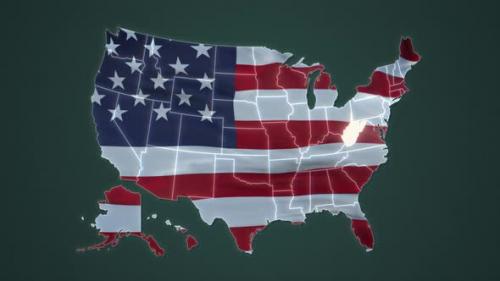 Videohive - West Virginia State of the United States of America - 30356313 - 30356313