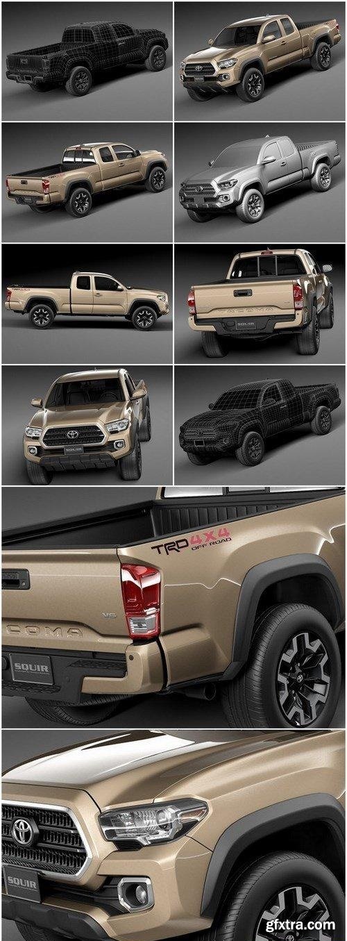 Toyota Tacoma TRD Off-Road 2016 3D Model