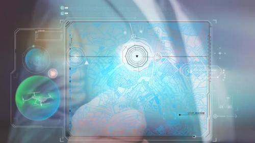 Videohive - Launching The Search Interface Through Finger Identification HD - 32307909 - 32307909