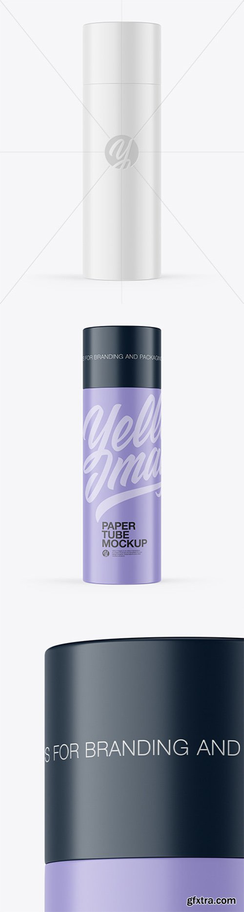 Matte Paper Tube Mockup 79838