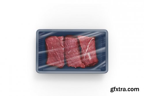 CreativeMarket - Sliced Beef Tray Mockup 5234053