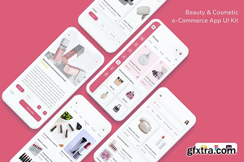 Beauty & Cosmetic e-Commerce App UI Kit