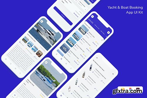 Yacht & Boat Booking App UI Kit