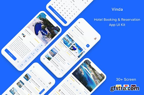 Vinda - Hotel Booking & Reservation App UI Kit 