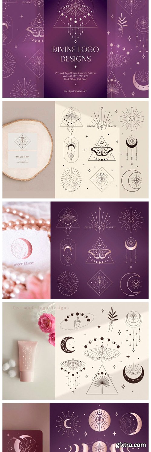 Divine Beauty Logo Designs, Patterns. 12410426