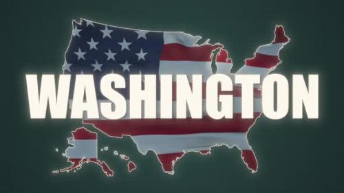 Videohive - Washington State of the United States of America - 30983144 - 30983144