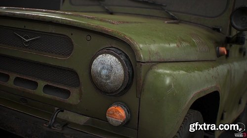 UAZ Bobik 3D Model