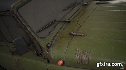 UAZ Bobik 3D Model